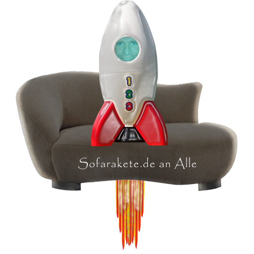 Sofarakete Raketentreffen Raketenessen Raketenparty Raketenreisen